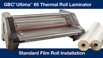 GBC Ultima 65 Laminator Standard Roll Film Installation