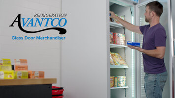 Avantco Glass Door Merchandiser
