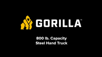 Gorilla 800 lbs. Capacity Steel Hand Truck