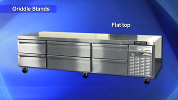 Continental Refrigeration Griddle Stands