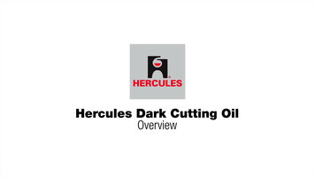 Hercules Dark Cutting Oil Overview