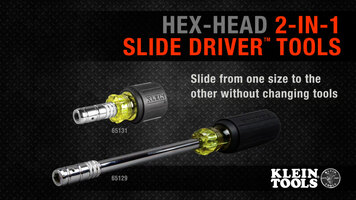 Klein Tools' Hex-Head 2-in-1 Slide Driver Tools Overview