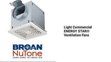 High-Capacity ENERGY STAR® Certified Ventilation Fans