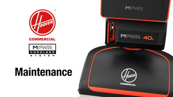 Upright Maintenance Video: MPWR™ 40V Cordless Upright