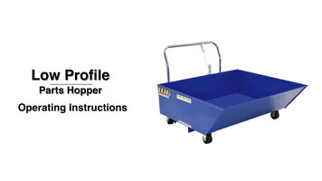 Vestil HOP-LP Low Profile Parts Hopper Operating Instructions Vestil HOP-LP Low Profile Parts Hopper Operating Instructions