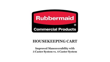 Rubbermaid® Housekeeping Cart Maneuverability Comparison Rubbermaid® Housekeeping Cart Maneuverability Comparison