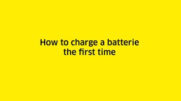How to Charge a Battery the First Time