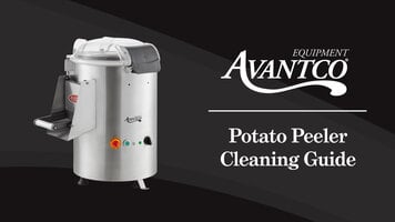 Avantco Potato Peeler Cleaning Instructions