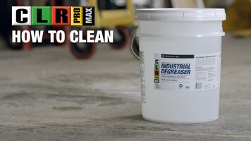 How to Clean Sealed Concrete Floors with CLR Pro Max Industrial Degreaser How to Clean Sealed Concrete Floors with CLR Pro Max Industrial Degreaser