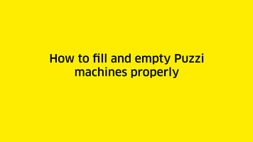 How to Fill and Empty Karcher's Puzzi Machines Properly How to Fill and Empty Karcher's Puzzi Machines Properly