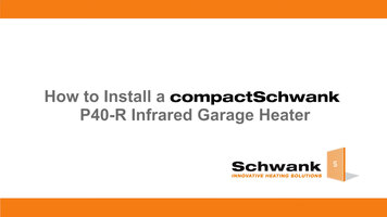 Schwank: How to Install a compactSchwank P40-R Garage Heater Schwank: How to Install a compactSchwank P40-R Garage Heater