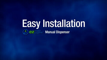 Kutol_How to Install Kutol EZ Hand Hygiene Manual Commercial Soap Dispenser