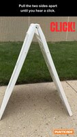 How to Open a Signicade® and Signicade Deluxe A-Frame Sign Stand How to Open a Signicade® and Signicade Deluxe A-Frame Sign Stand