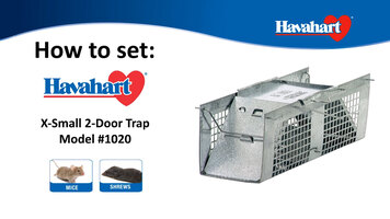 How to Set Havahart X-Small 2-Door Trap