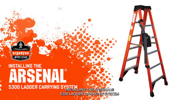 HOW TO INSTALL THE ARSENAL 5300 LADDER SHOULDER LIFTING STRAP AND CARRYING HANDLE