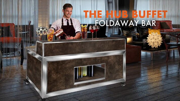 Eastern Tabletop Hub Buffet Foldaway Bar Eastern Tabletop Hub Buffet Foldaway Bar