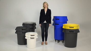 Continental Commercial Products Huskee Trash Cans