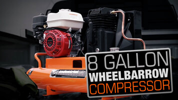 Industrial Air Contractor 8 Gallon Wheelbarrow Compressor Overview Industrial Air Contractor 8 Gallon Wheelbarrow Compressor Overview