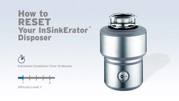 InSinkErator Garbage Disposals: How to Reset a Disposer