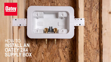 How To Install an Oatey 2 x 4 Supply Box