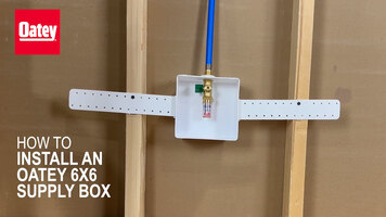 How to Install an Oatey 6" x 6" Outlet Box