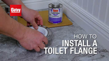 How to Install a Toilet Flange