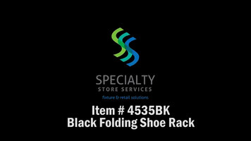 How to Use Item #4535BK - Folding Shoe Rack How to Use Item #4535BK - Folding Shoe Rack