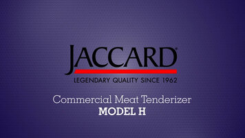 How to Assemble and Disassemble the Model H Meat Tenderizer by Jaccard
