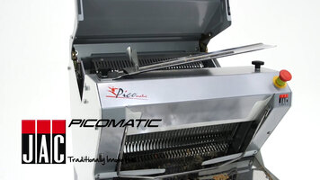 JAC-Machines Picomatic Professional Bread Slicer Demonstration JAC-Machines Picomatic Professional Bread Slicer Demonstration