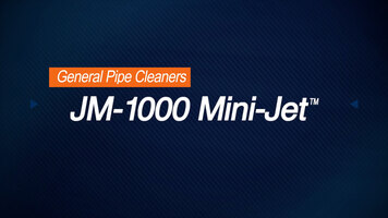 General Pipe Cleaners Mini-Jet – JM-1000 Clears Grease, Sand, & Ice General Pipe Cleaners Mini-Jet – JM-1000 Clears Grease, Sand, & Ice