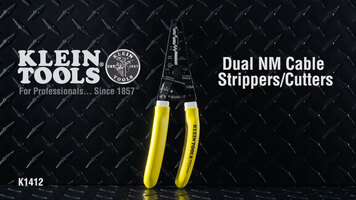 The Klein Tools Dual NM Cable Strippers/Cutters Overview The Klein Tools Dual NM Cable Strippers/Cutters Overview