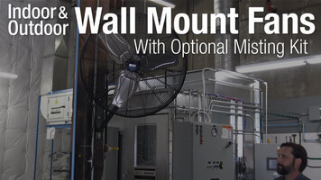 King Electric: WFO Outdoor Rated Wall Fans - Misting Kit Available King Electric: WFO Outdoor Rated Wall Fans - Misting Kit Available