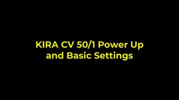 Karcher Kira CV 50 Settings Overview