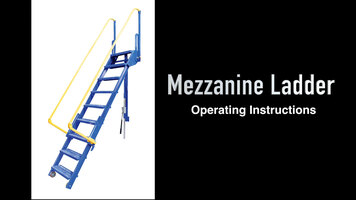 LAD-FM Mezzanine Ladder Operating Instructions