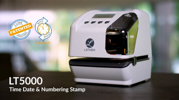 Lathem: LT5000 Time and Date Stamp