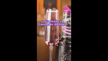 How to Make a Lavender Bellini How to Make a Lavender Bellini
