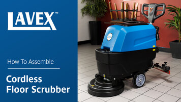 Lavex Cordless Floor Scrubber Assembly