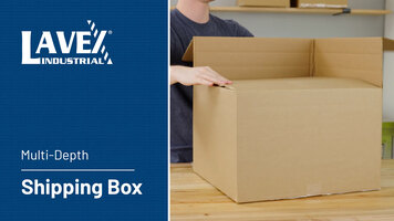 Lavex Industrial Multi-Depth Shipping Box Lavex Industrial Multi-Depth Shipping Box