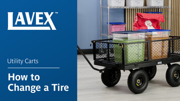 Lavex Utility Carts: How to Change a Tire Lavex Utility Carts: How to Change a Tire