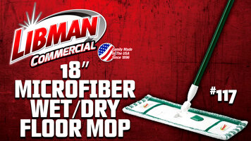 Libman 117 18" Microfiber Wet/Dry Floor Mop Product Overview