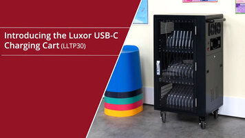 Luxor 30-Laptop/Tablet USB-C Charging Cart (LLTP30USBC) - Product Overview Luxor 30-Laptop/Tablet USB-C Charging Cart (LLTP30USBC) - Product Overview
