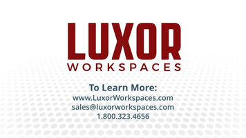 Luxor Modular Room Divider Wall System - Product Overview Luxor Modular Room Divider Wall System - Product Overview