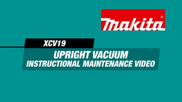 How to Maintain the 36V (18V X2) LXT Brushless 12" Upright Vacuum (XCV19)