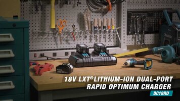 Makita 18V LXT Dual Port Rapid Optimum Charger Overview Makita 18V LXT Dual Port Rapid Optimum Charger Overview