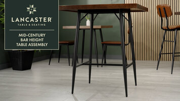 LT&S Mid-Century Bar Height Table Assembly Instructions LT&S Mid-Century Bar Height Table Assembly Instructions