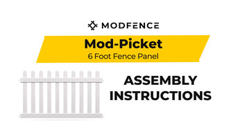 Mod-Picket Fence | Flat Pack Assembly