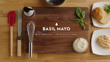 Monin: Basil Mayo, Habanero BBQ Sauce, and Ginger Caesar Dressing