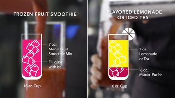 Monin: Puree vs Fruit Smoothie Mix