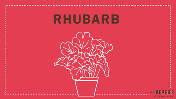 Mrs. Meyer's Garden-Inspired Scents: Rhubarb