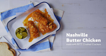 Nashville Butter Chicken made with Ritz Crackers